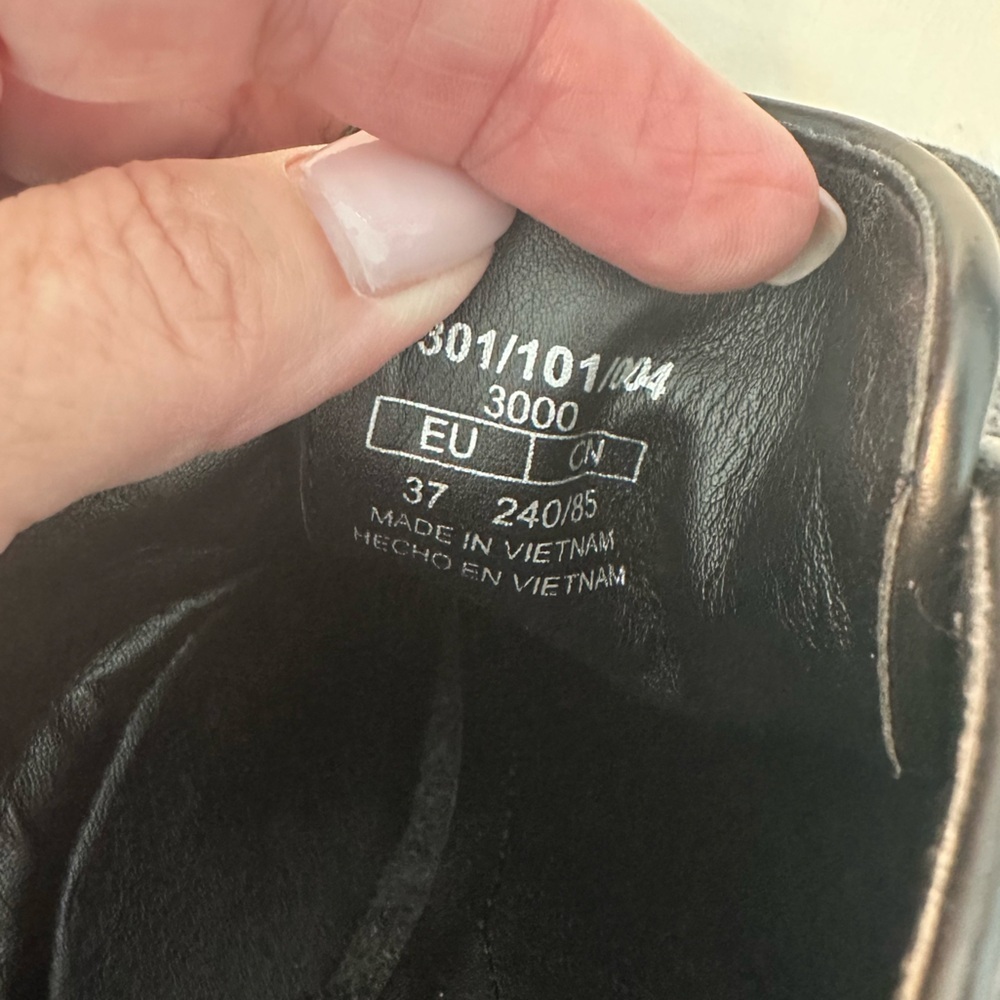 Zara Blucher Gray Felt/Wool Lace Up Oxfords -US Size 6.5 NWOT Punk/Wednesday/Y2K - Picture 7 of 10